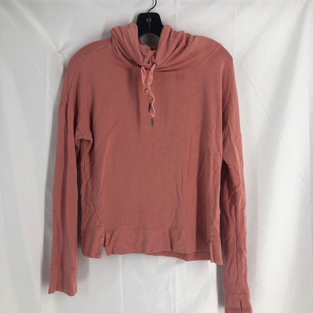 UGG Pullover Sweatshirt Womens Size Medium Cowl Neck-coral